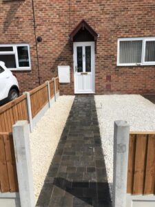 block paving driveway landscaping project