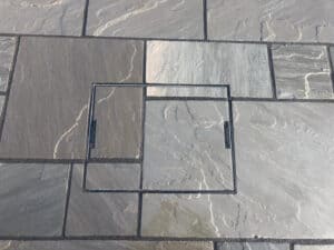 drainage landscaping project