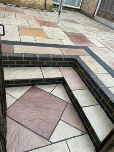 garden wall landscaping project