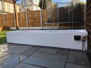 garden wall landscaping project